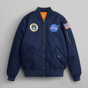 Child's Alpha Industries Nasa Bomber Jacket - Reversible -